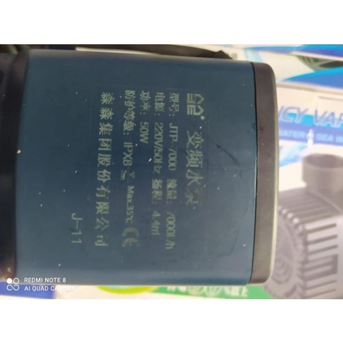 SUNSUN JTP7000 JTP 7000 POMPA KOLAM KOI AQUARIUM