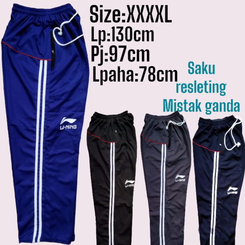 Celana Training Panjang Jumbo xxxxL Pria dan Wanita