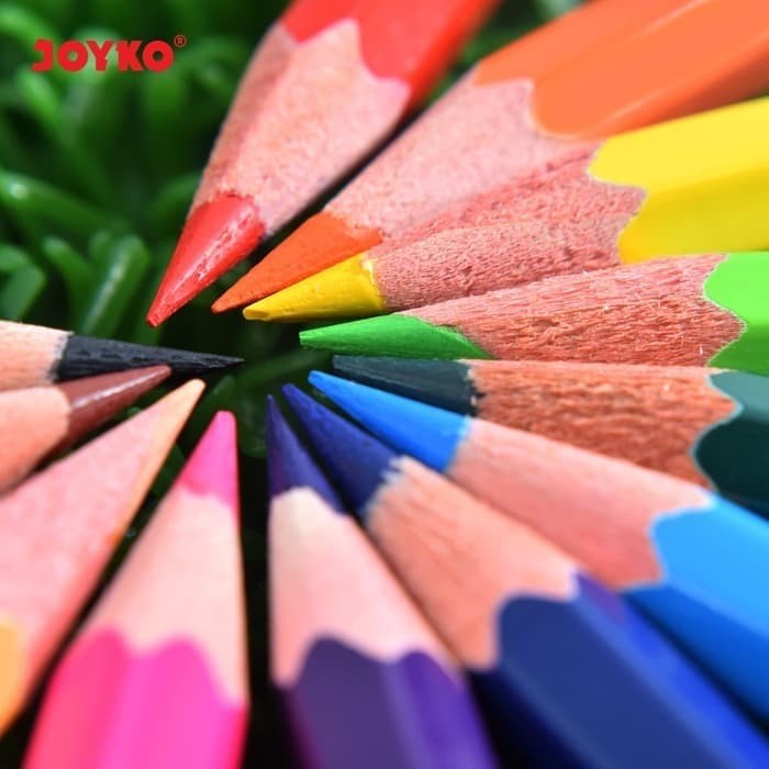 Color Pencil / Pensil Warna Joyko CP-S12 / 12 Warna / Pendek