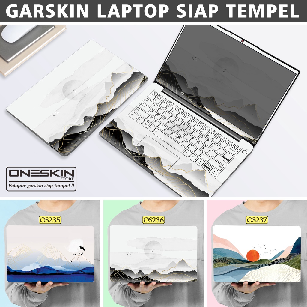 Garskin Sticker Laptop Protector Macbook Full Body Bottom Bezel Palmrest Skin Panoramic Art