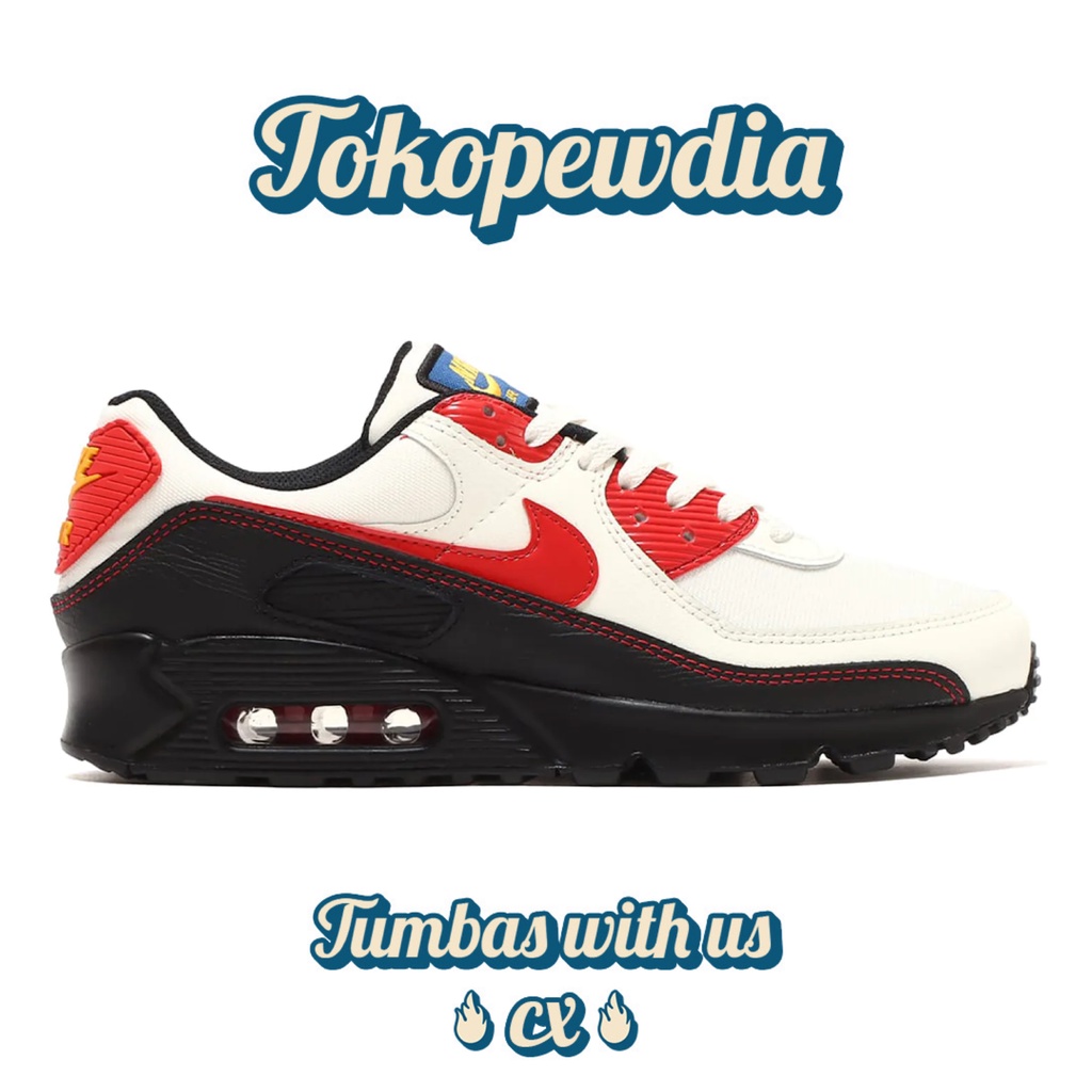 Nike Air Max 90 SE Sail University Red