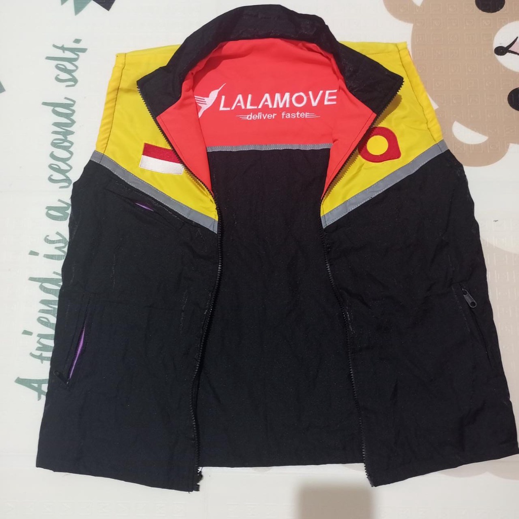 Rompi real pic bukan helm lalamove bukan kaos lalamove bolak balik maxim lalamove rompi real PIC WAT