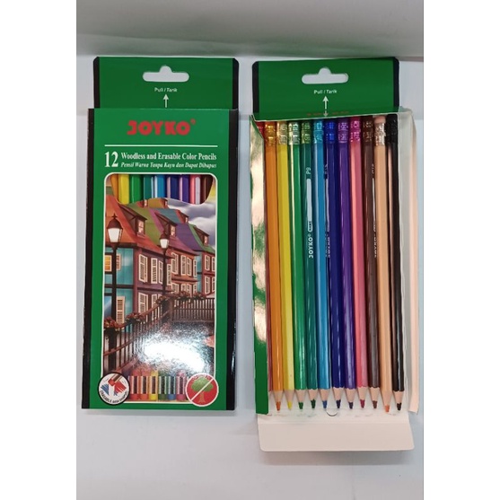 

Pensil Warna Joyko 12 Warna bisa di hapus CP 109