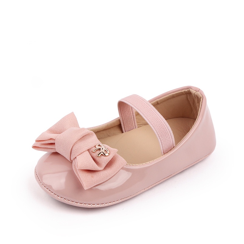 Sepatu Flat IMPORT Prewalker Flatshoes Anak Perempuan Baby Shoes Impor Motif Pita Tie Ribbon