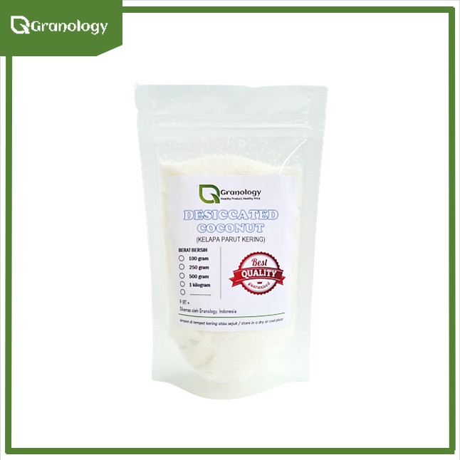 Kelapa Parut Kering / Dessicated Coconut (100 gram) by Granology