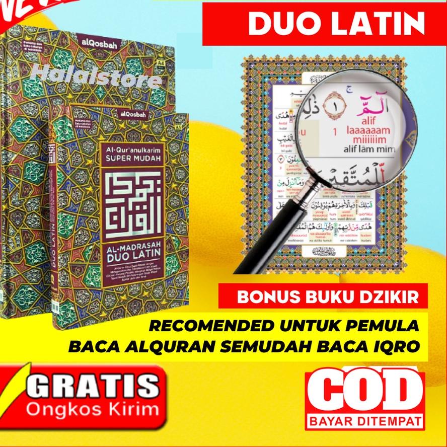 Trendy Al Quran Tajwid dan Terjemahan AlQuran AlMadrasah DUO LATIN A4 Besar dan A5 SEDANG 30 Juz Ori