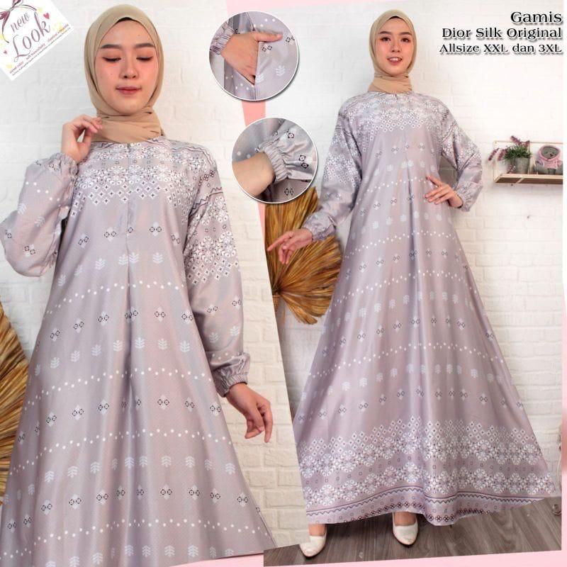 Gamis Dior Silk Premium