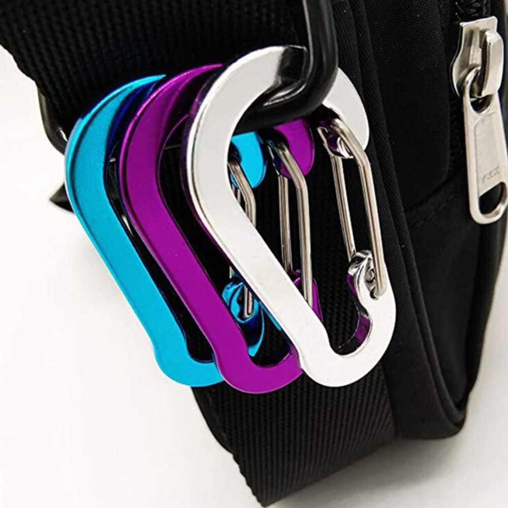 Gantungan Carabiner Karabiner Aluminium Alloy Snap Clip Lock 6 PCS - ACOMPS CC1