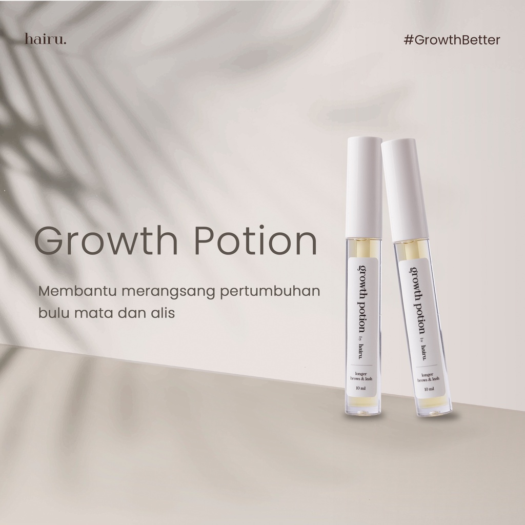 HAIRU GROWTH POTION by dr. Aghni Serum Pemanjang Bulumata Eyelash Alis Eyebrow