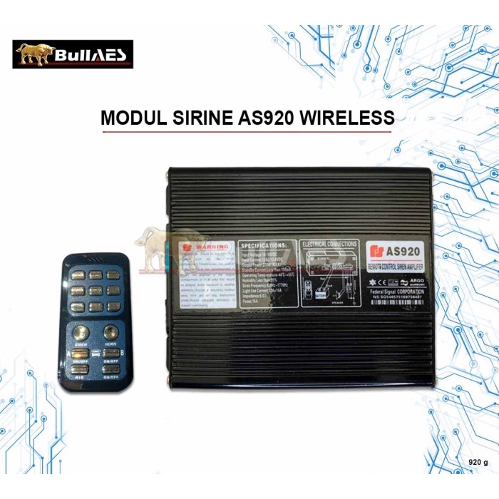 modul sirine 920 federal signal
