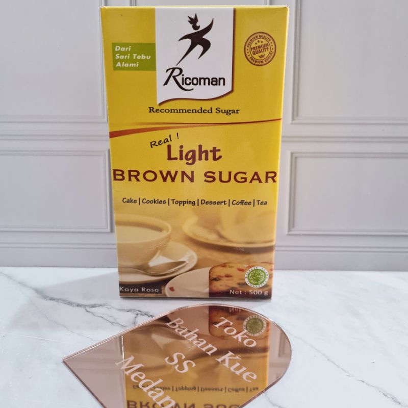 

Ricoman Light Brown Sugar 500 Gram