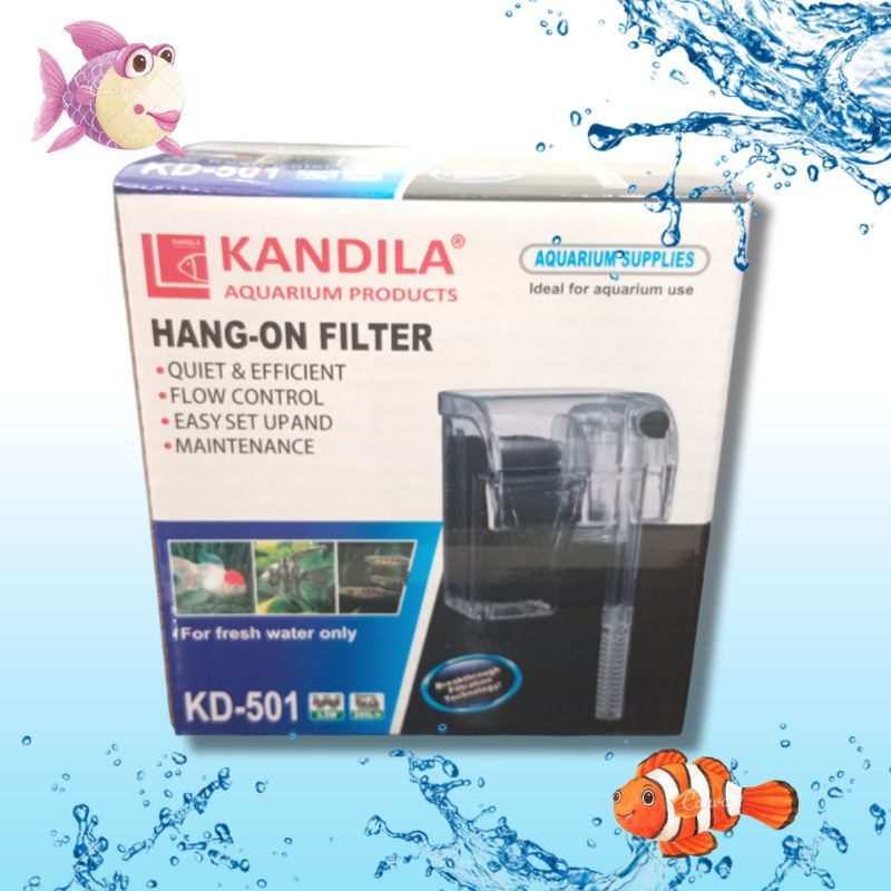 Filter Gantung Hanging Filter Kandila Z 501 &amp; Yamano MP-44 Aquascape pompa aquarium tank 30-50cm