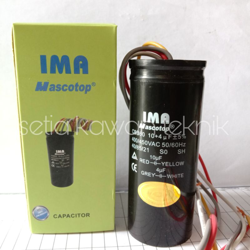 KAPASITOR 10+4UF IMA