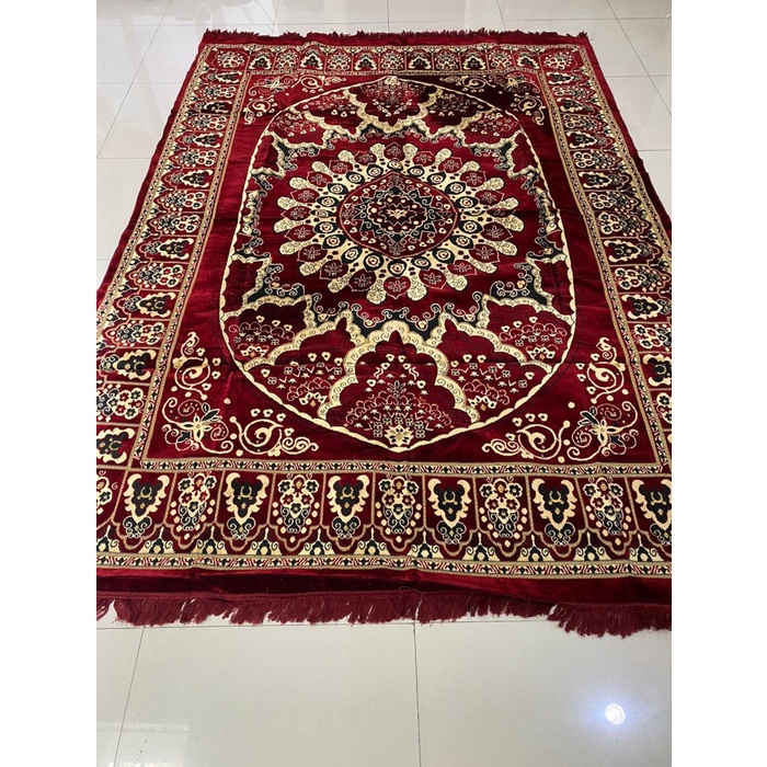Gah Karpet Permadani Hambal Alas Lantai Lipat Beludru Turkey Turki Jumbo