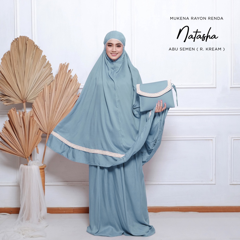 PUSAT MUKENA TASIK - MUKENA DEWASA RAYON RENDA NATASHA