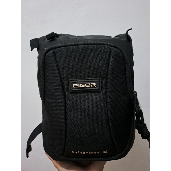 Tas Kamera EIGER Quick-Shot.02 DSLR / Mirrorless / Pocket Camera Bag - Hitam