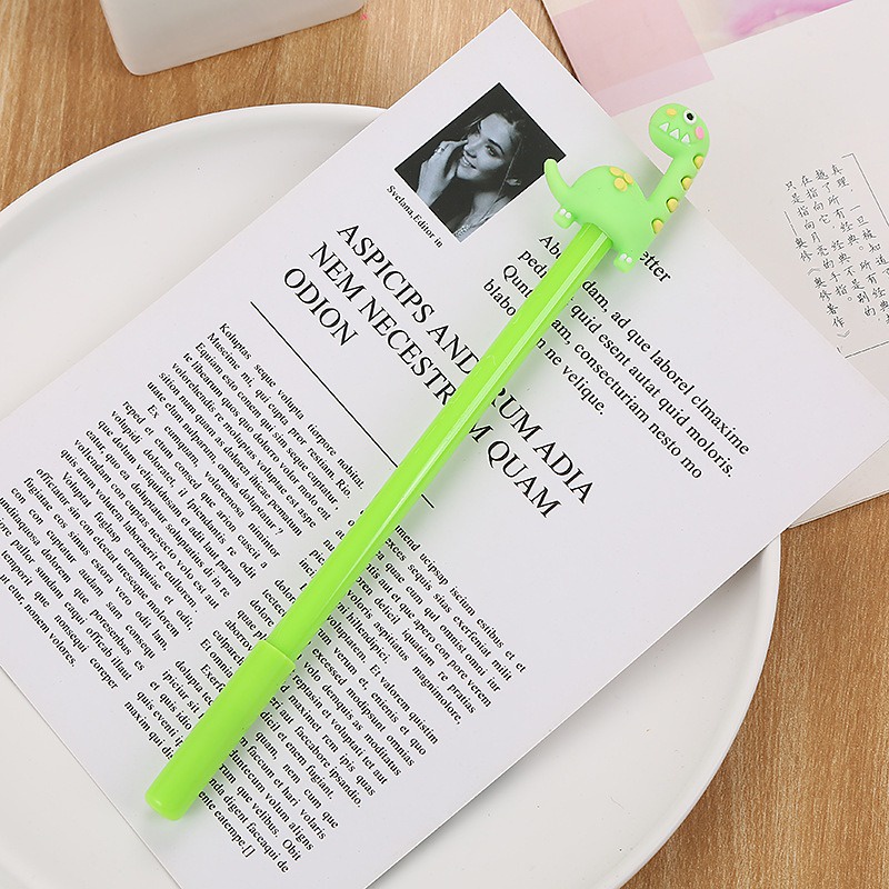 4pcs Pena Pen Pulpen Gel Set Tinta Cair Dino GM-ST0099