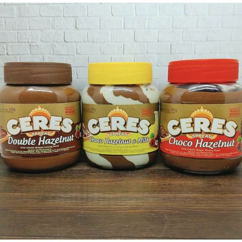 

ceres hazelnut spread selai roti 350gr promo termurah