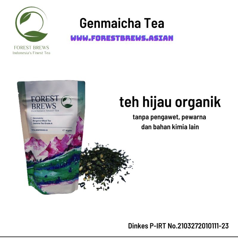 

Forest Brews - Organic Genmaicha (Teh Hijau Jepang)
