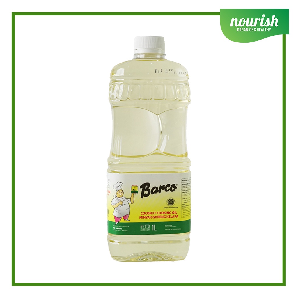 

BARCO Minyak Goreng Kelapa / Coconut Cooking Oil - 1L BOTOL-Jkut