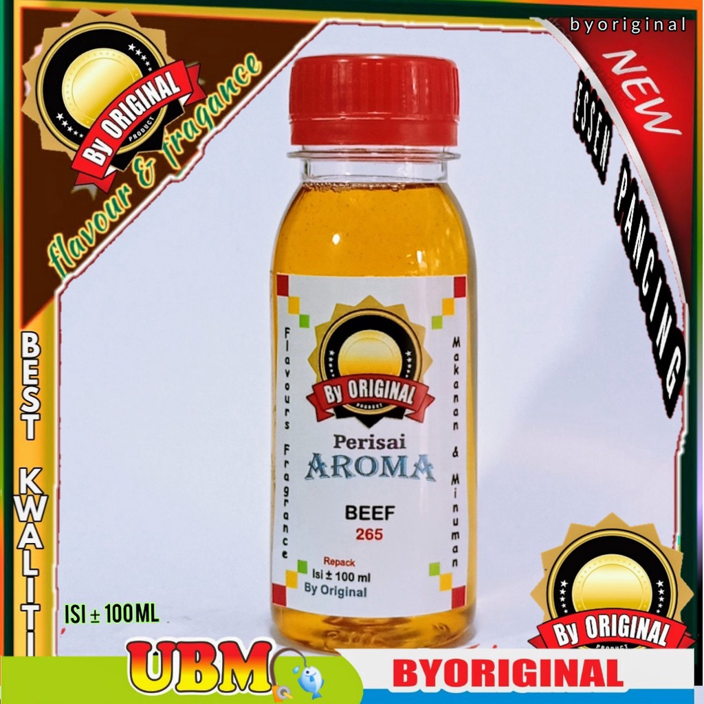 Essen BEEF 265. Rasa Aroma BEEF oil. essence Daging .beef flavour . essen biang Daging 100ml