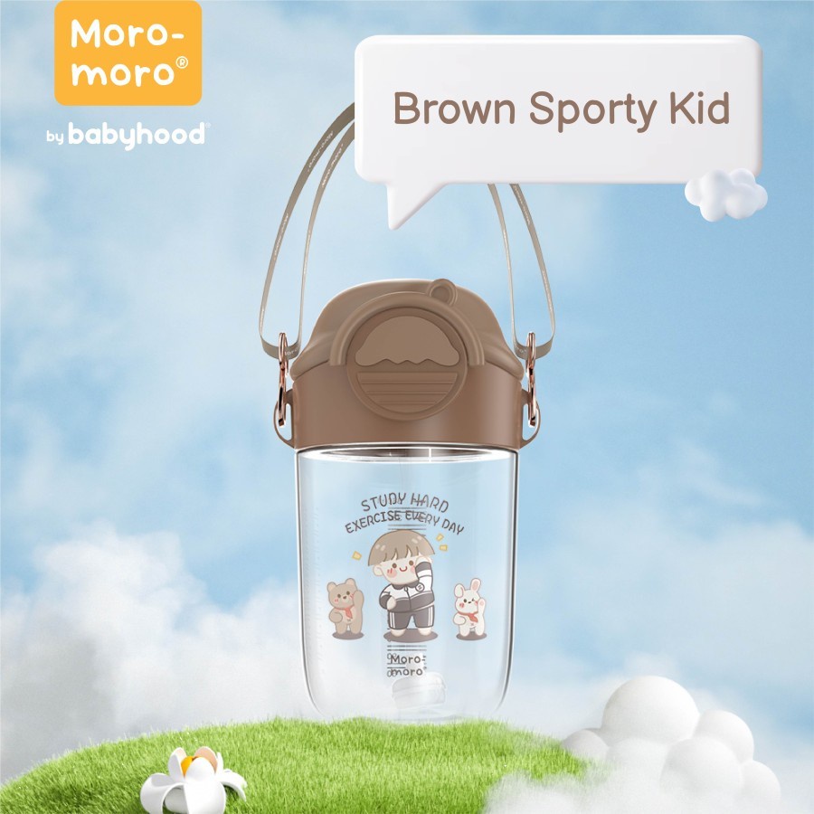 MORO-MORO Joyful Straw Cup 360ml - Botol Minum Anak