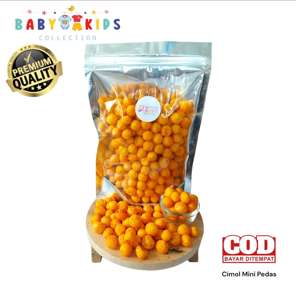 

Cimol Mini Pedas Krupuk Cimol Pedes Homemade Kualitas Premium