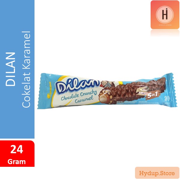 Dilan Chocolate Crunchy Caramel Satuan Kemasan 24 Gr