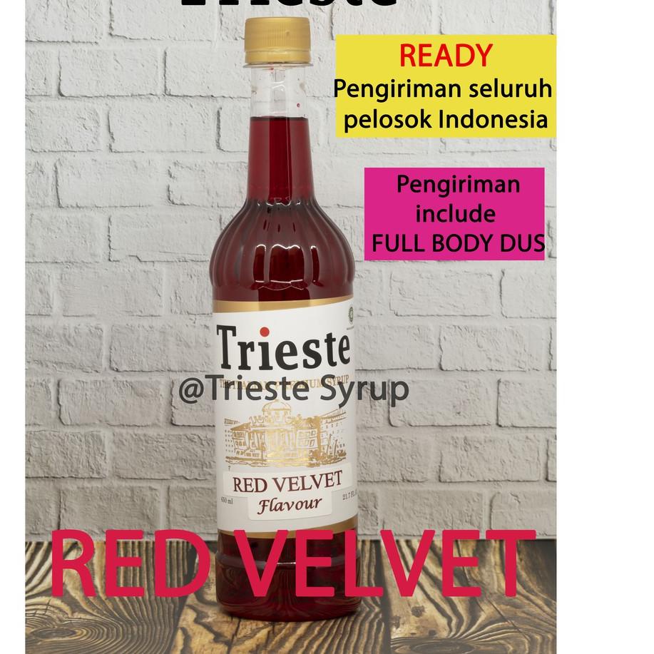 

QualityControl⭐✔️-TRIESTE SYRUP rasa RED VELVET