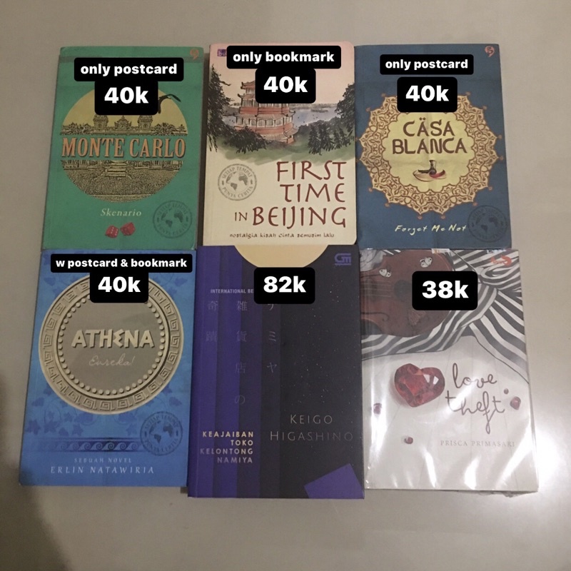 Preloved Novel Stpc Toko Kelontong Namiya Love Theft