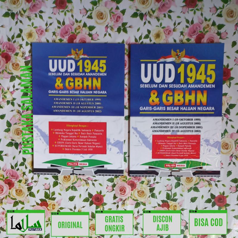 uud 1945 sebelum dan sesudah amandemen dan GBHN