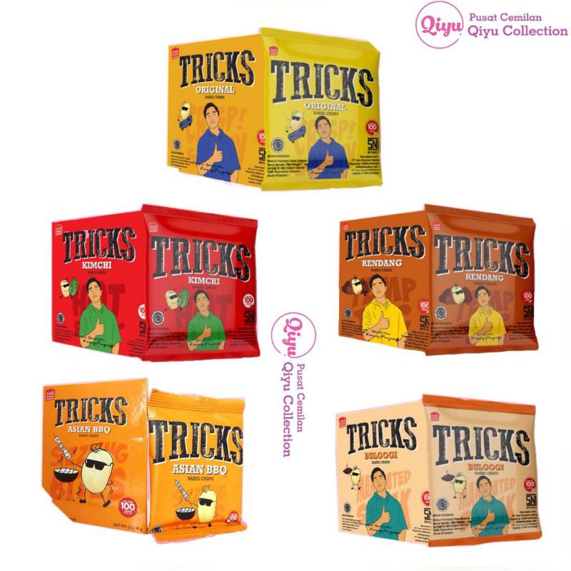 TRICKS [BOX] - Tricks Potato Keripik Kentang - Cemilan Diet - Snack Diet - Cemilan Viral Murah