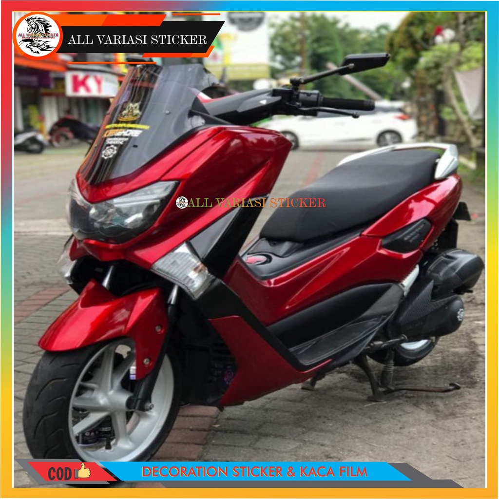Sticker Merah Maroon Candy Skotlet Motor Candy Skotlet Metalik Stiker Sekotlet Motor Merah Glosy