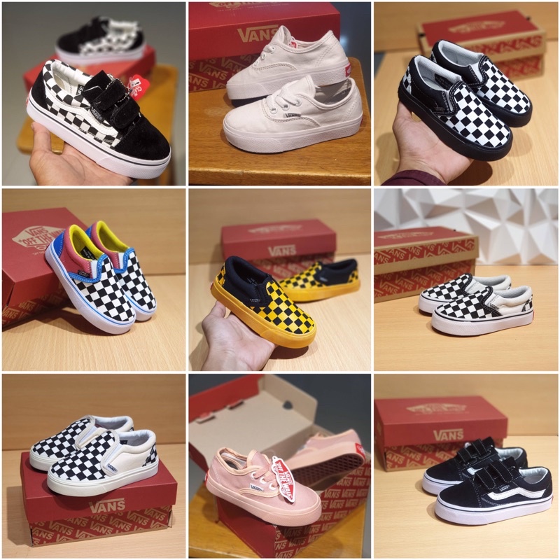 Sepatu Vans Anak Laki Laki Perempuan Size 20 Sampai 35 Import China BNIB