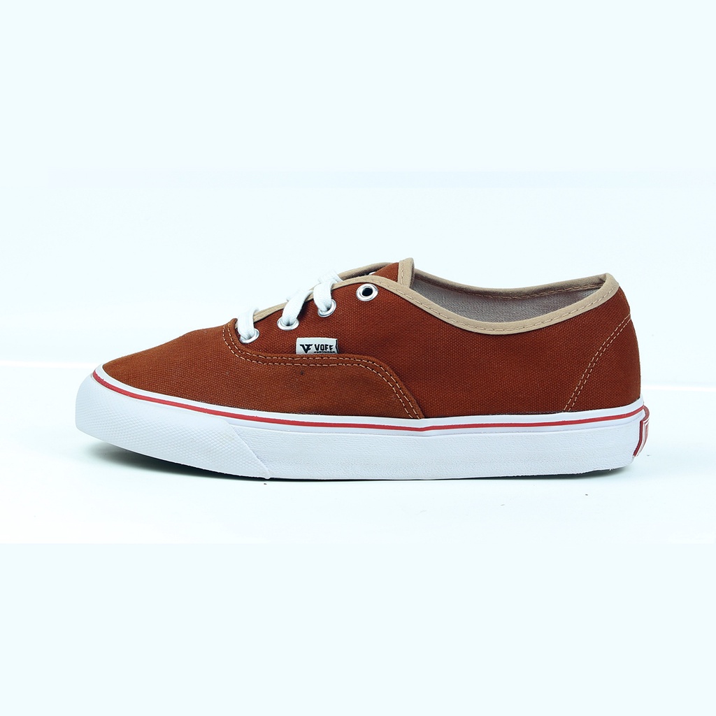 Voff - Sepatu Sneakers Pria Wanita Authentic Brown