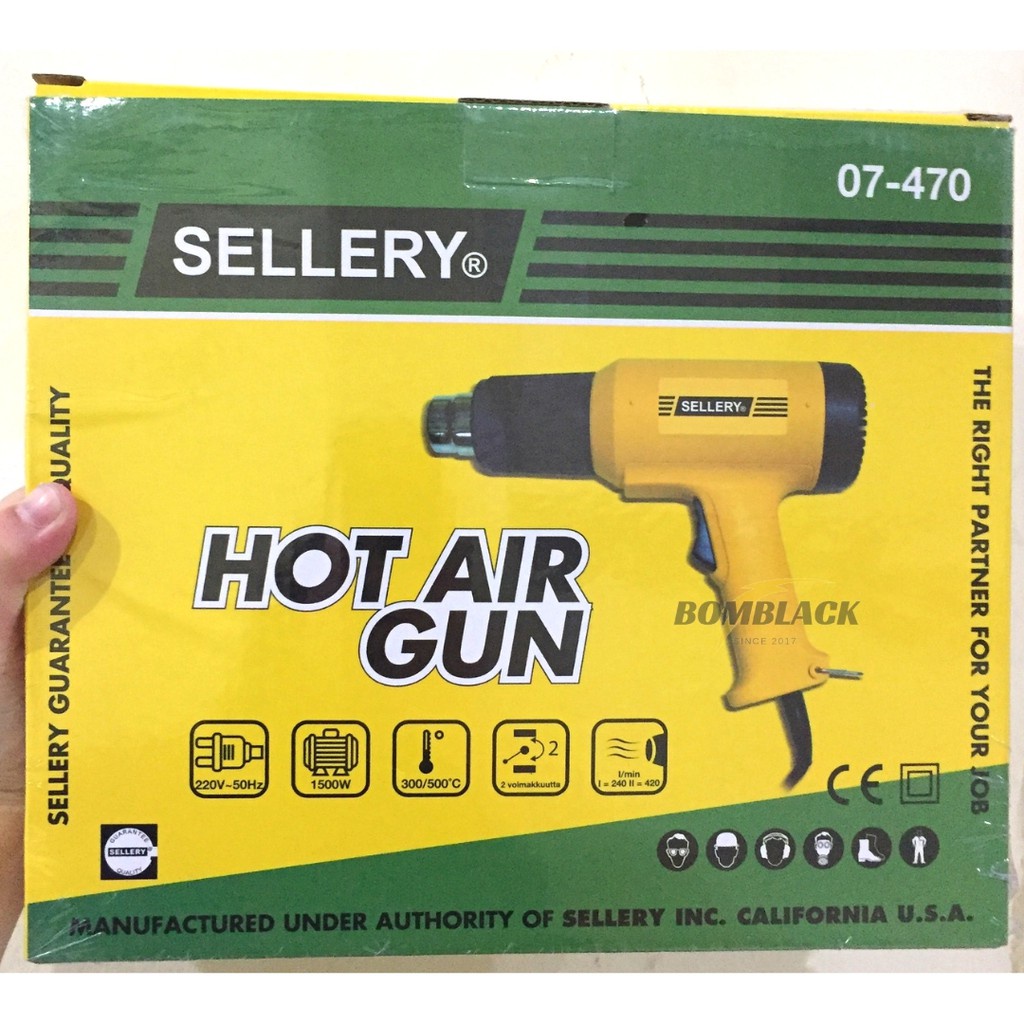 Hot Air Gun Sellery Heat Gun Pistol Pemanas Listrik Hot Gun MURAH