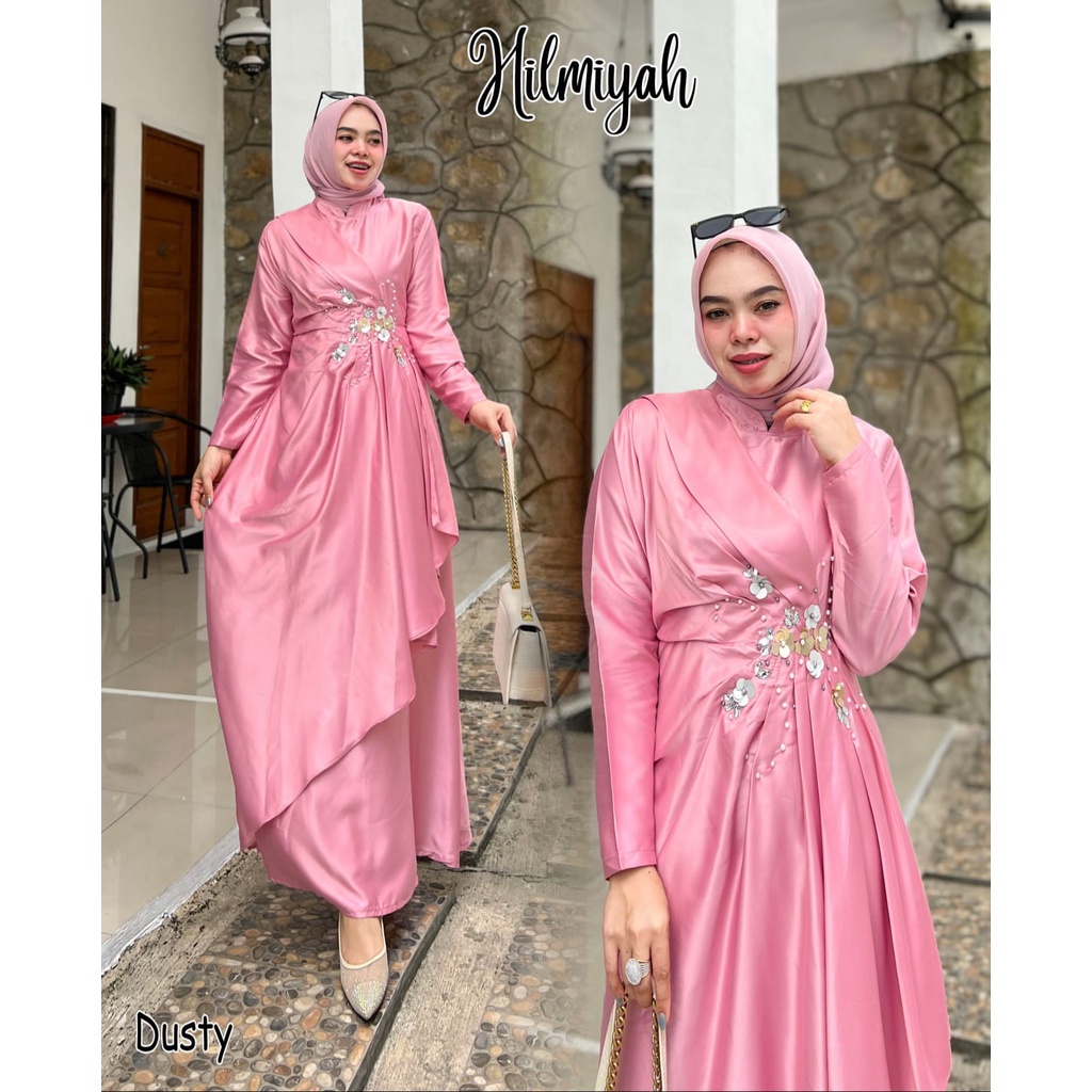 HILMIYAH Gamis kondangan gaun pesta muslimah