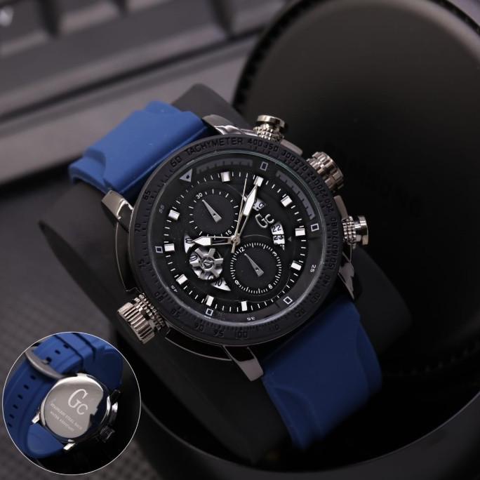 Jam Tangan Pria Gc Guess Collection Tali rubber