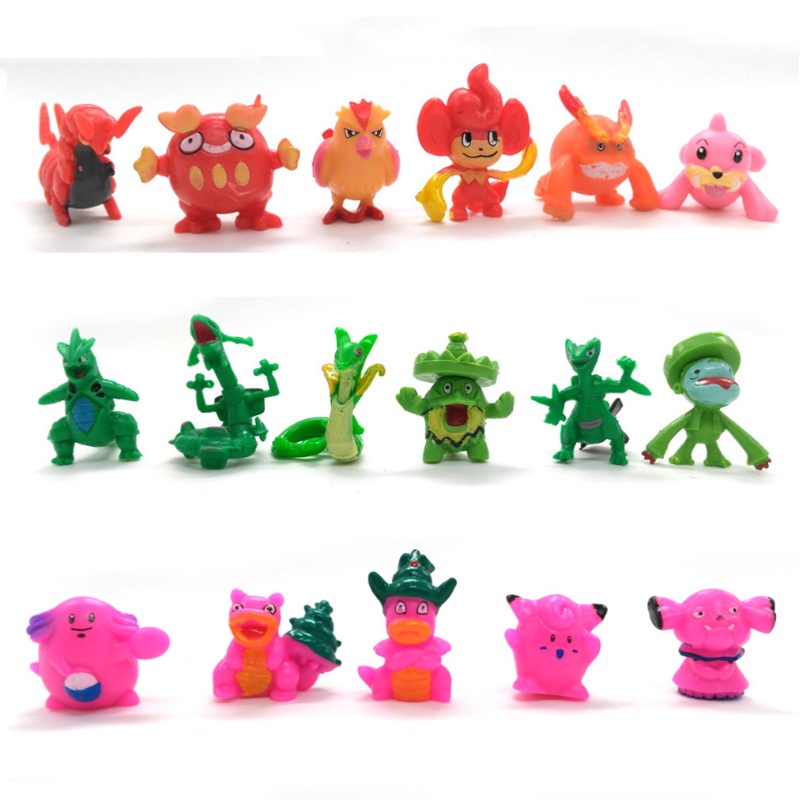 【Ready】144pcs/set Pokemon Action Figures Collection Toy Anime Kids Children Gift Toys