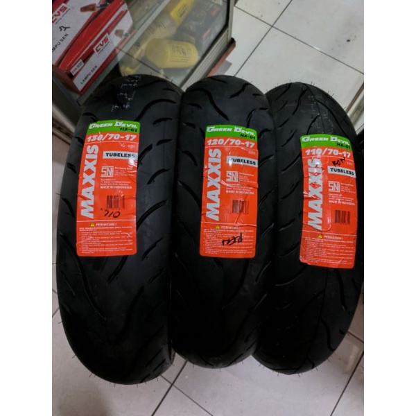 BAN TUBBELES TUBLES MAXXIS GREEN DEVIL RING 17