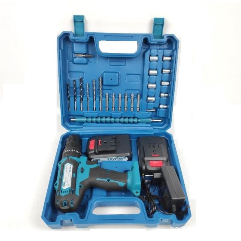 SUNC TOOLS Cordless Drill Set 36V Mesin Bor Baterai