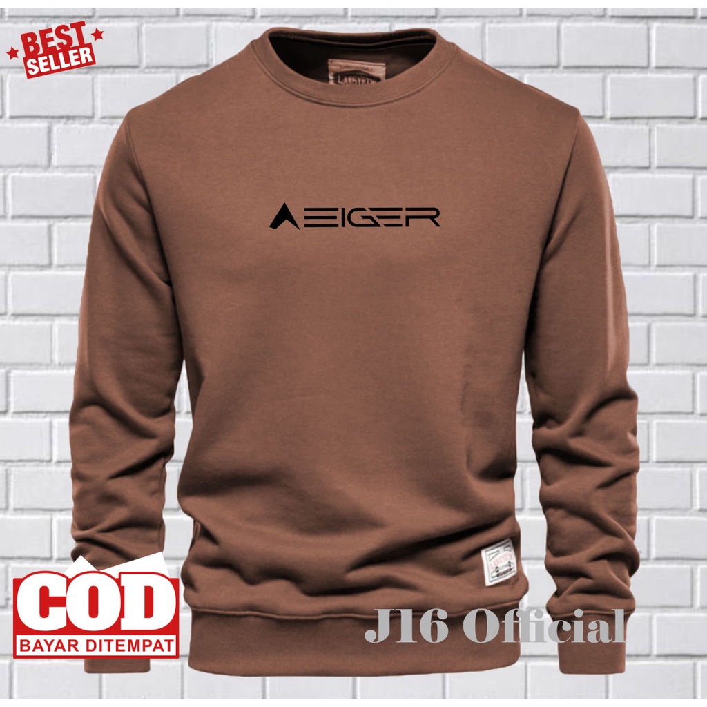 CREWNECK Sweater Oblong Pria Wanita Bahan Fleece Tebal Premium Distro