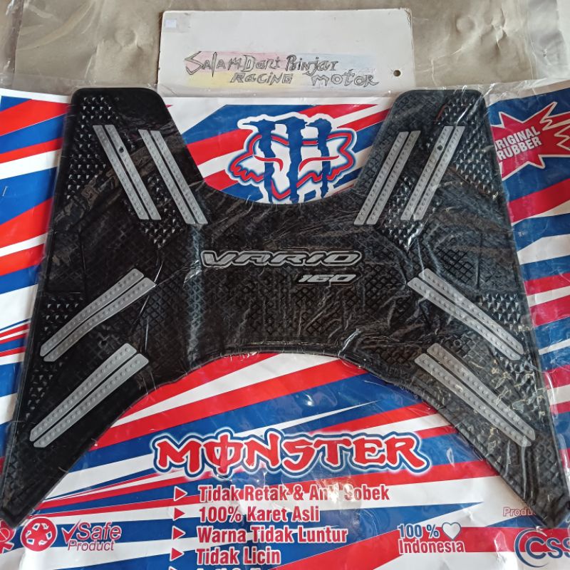KARPET KARET WARNA MOTOR HONDA VARIO 160 LED VARIO 160 NEW tahun 2022 alas kaki vario 160 new 2022 /
