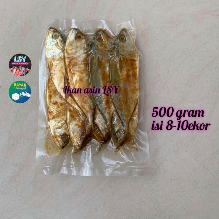 

TERBARU ikan asin peda merah / kembung baceman (size jumbo) 500 gram