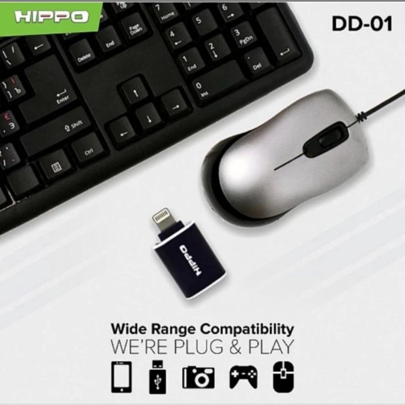 Hippo OTG USB Lightning Adapter Converter Lightning