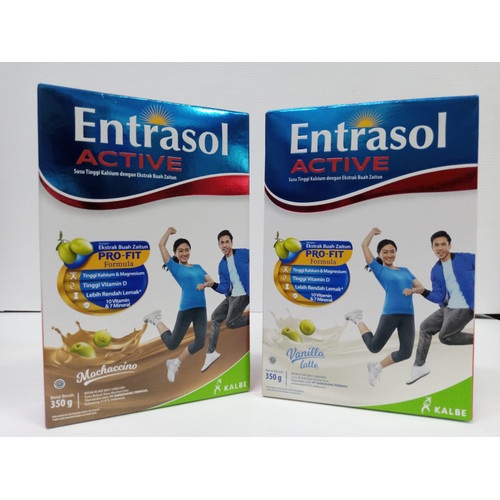 SUSU ENTRASOL ACTIVE 160gr CHOCOLATE / VANILA