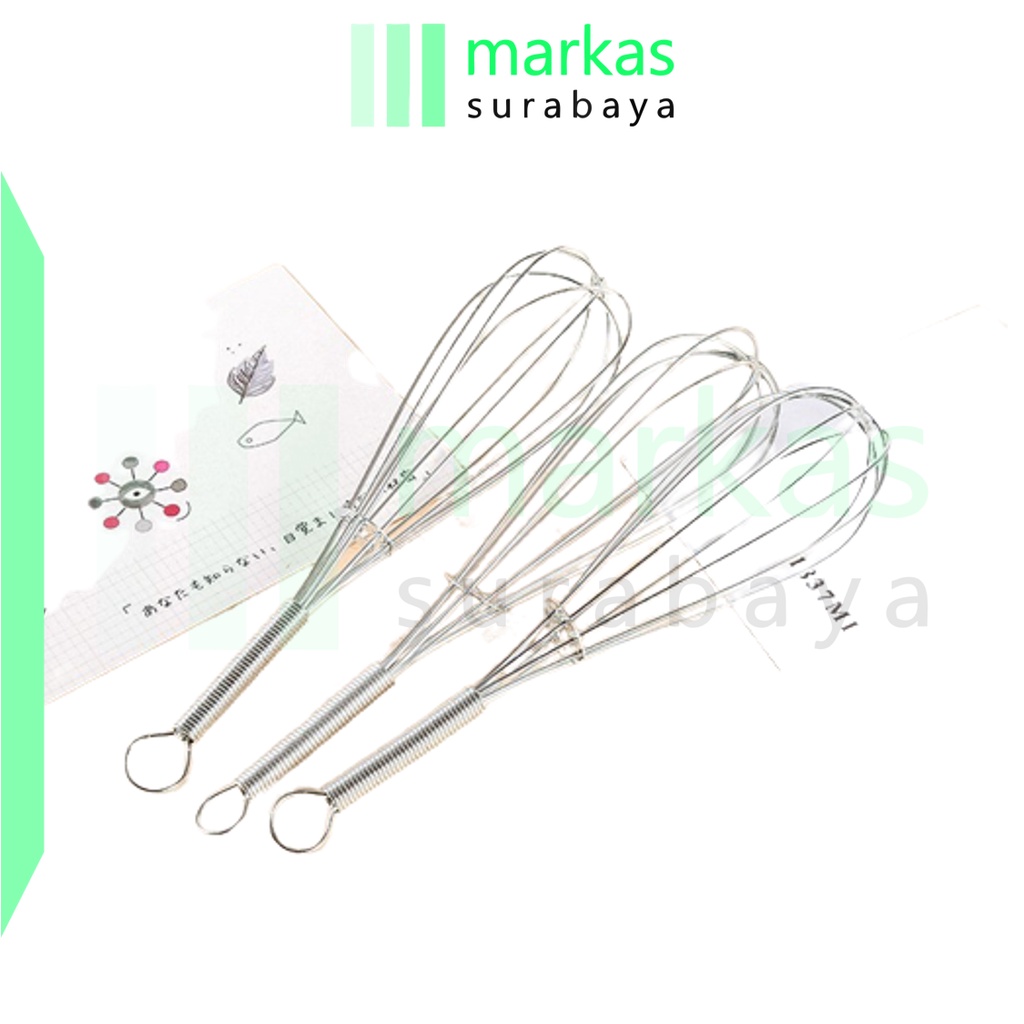 MARKAS HL0100 Pengocok Telur Alat Kocok Adonan Hand Mixer Whisker Stainless