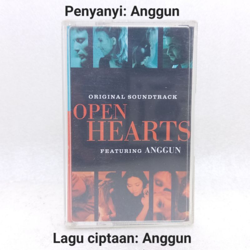 Kaset pita Open hearts featuring anggun - 2002 Ost music Soundtrack