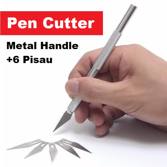 Pisau Pena Pen Cutter PCB IC Ukir Kayu Crafting Engraving Cutting Art