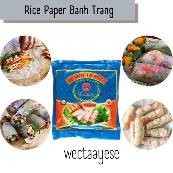 

Kulit Lumpia Vietnam Rice Paper Banh Trang / Rice Paper 22 cm 5 lembar / Kulit Lumpia Vietnam / Spring Roll / Salad Wrap / Kulit Lumpia Serbaguna